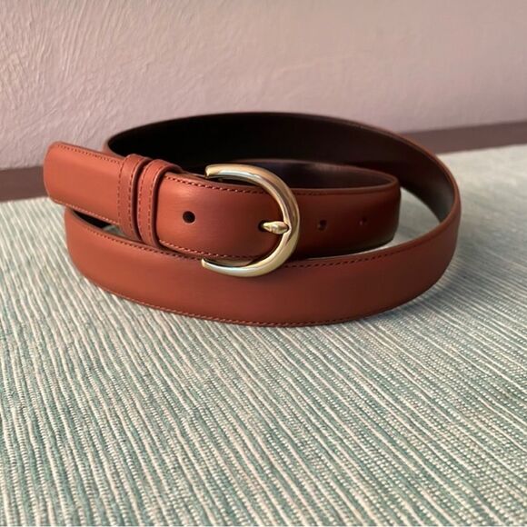 Coach Classic Tan Brown Leather Belt Sz XL New Condition - Picture 1 of 8